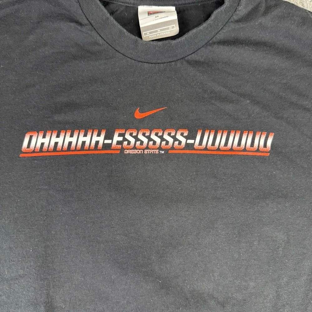 Oregon State Beavers Shirt Vintage Nike Gray Tag Men's‎ Size Medium Osu Y2k